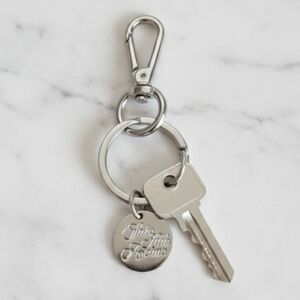 Saks Fifth Avenue Silver Charm Keychain